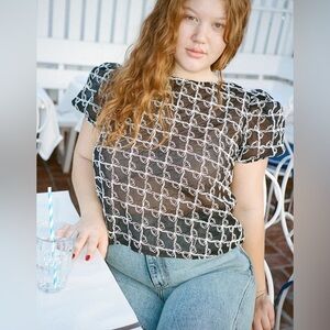 Lisa Says Gah! Petra Blouse Bows